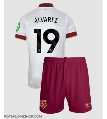 West Ham United Edson Alvarez #19 Dětské Alternativní Dres 2024-25 Krátký Rukáv (+ trenýrky)